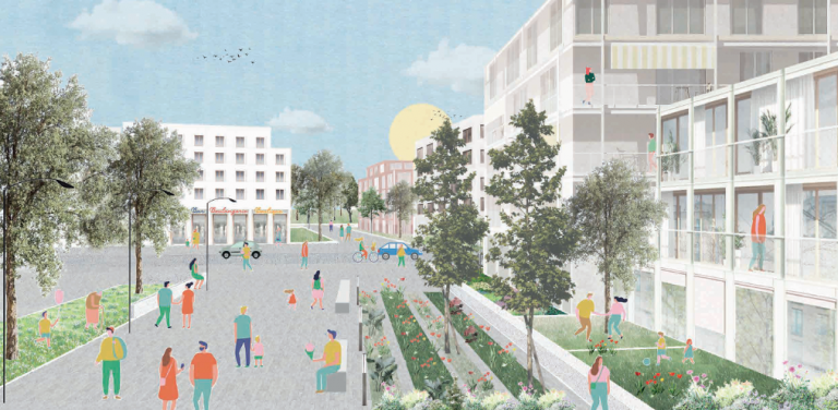 Chanteloup-les-Vignes : renouvellement du quartier de la Noé