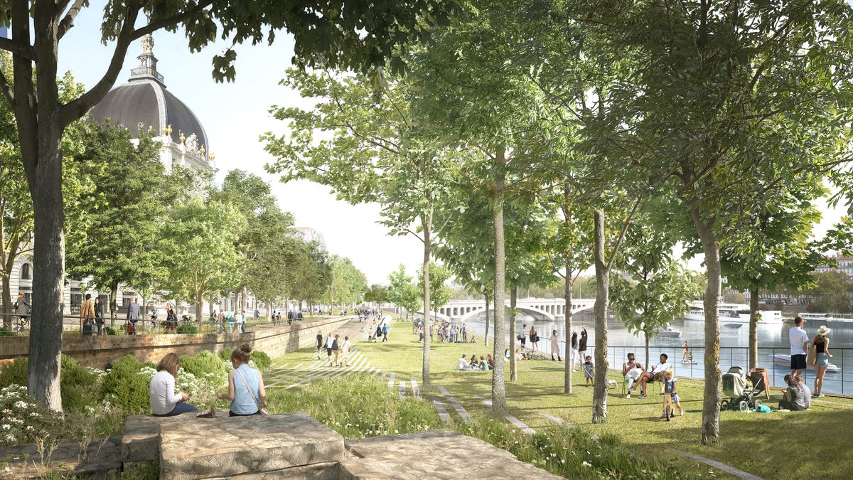 Métropole de Lyon : de la requalification de la rive droite du Rhône aux rues des enfants